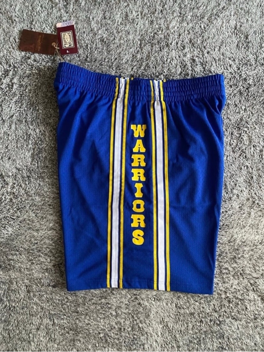 Men’s Golden State Warriors Shorts, Mitchell & Ness, Swingman 81-82, XL, NWT